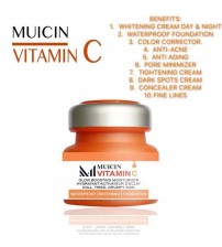 Muicin Vitamin C Waterproof Foundation Cream 49g